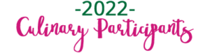AE 2022 Culinary Partcipants