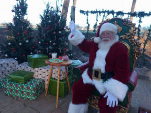 Sweet Eats Fruit Farm Santa | Austin Holiday Activities