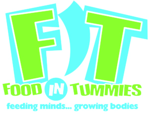 FIT - Food In Tummies Logo: Feeding Minds ... Growing Bodies